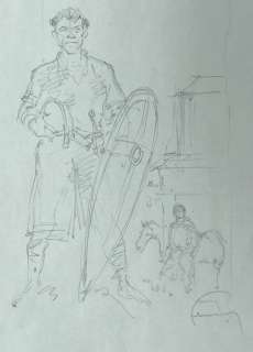 Hermann - Dessin original - Projet pour une couverture - Intégrale Â«Â Bois MauryÂ Â» | Catawiki