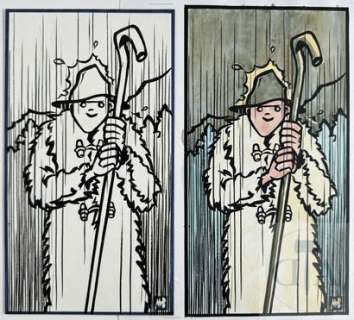 Bryninx Marc/Max. Dessin original illustrant le berger sous… | Dagoty