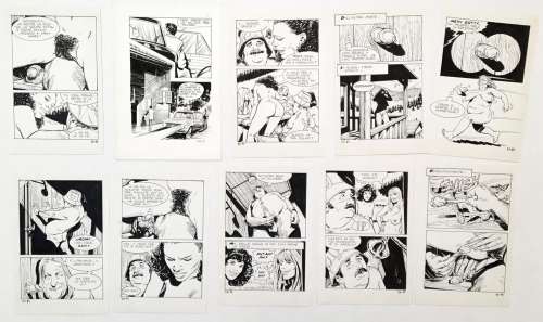 Bande Dessinée Adultes.... | BANDE DESSINÉE ADULTES. FUMETTI. 100 planches à l’encre,... | misc / divers