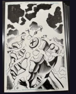 Ron Garney Splash page JLA 109, page 1, brzrkr artist | eBay US