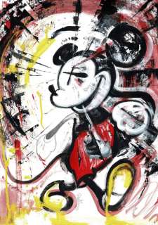 Mickey Mouse Street Art - Original Painting - Ruttum - Art original | Catawiki