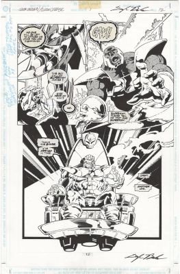 Daryl Banks | Green Lantern/Silver Surfer #1 p12 (Thanos) | Nostalgic Investments