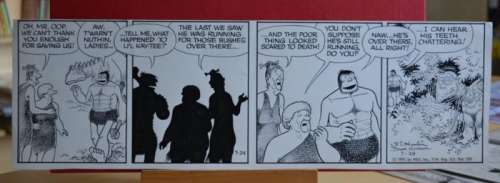 Alley Oop 7-24 - Striscia Originale Giornaliera V. T. Hamlin - Page volante - EO - (1971) | Catawiki