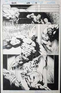 Liam Sharp / Robin Riggs - Incredible Hulk #428 p.13 1995