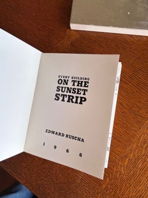 Signed Ed Ruscha’s “Every Building on the Sunset Strip” | eBay US