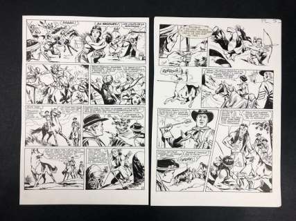 Carlo R. Marcello - Rin Tin Tin e Rusty - 2x tavole originali | Catawiki