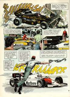 P. Ongaro - original artwork "Il giallo della Formula 1" - Page volante - (1984) | Catawiki