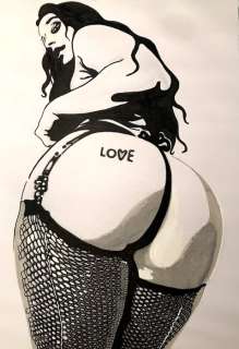 Ippocrate - illustraz. originale "Love" - Page volante - (2014) | Catawiki