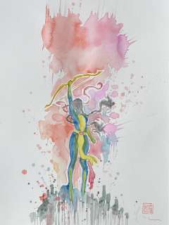 David Mack - Dani Moonstar Unused Cover Study