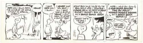 166: Kelly Pogo daily 12/21/60 original comic art | Russ Cochran