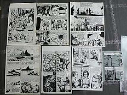  - Giordan, Raoul (5x) - 7 Planches originales - Vigor / OSS 117 