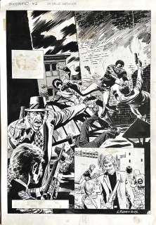 E.R. GARCIA SEIJAS - Originale page for Skorpio "La calle desnuda". Cm. 27x39. Ink. Signed. Mint. Code 288.