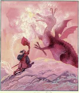 Fairy Tales - - Originele tekening in kleur - Fairy Tales - Gouache Ã  bord - (1970) | Catawiki