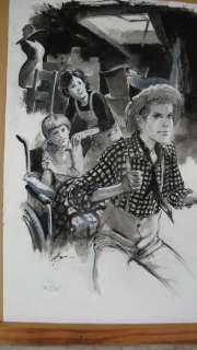 Follet, René - Dessin original - Peggy petit oiseau sans aile  - (2016) | Catawiki