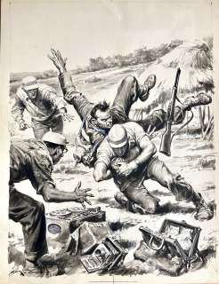 WALTER MOLINO - Original illustration cm. 30x40. Ink. Signed. Mint. Code 10009.