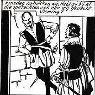 Rubens - Kunstenaar en diplomaat - Originele pagina - stroken genummerd 37 t/m 40 - (1959/1960) | Catawiki