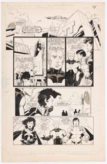 LEGION OF SUPERHEROES #18 ORIGINAL ART PAGE BY GREG LaROQUE. | Hake’s