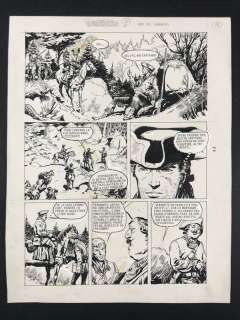 Wakantanka 9° episodio - "Oggi è domani". Tavola originale. Juan Zanotto - Page volante | Catawiki