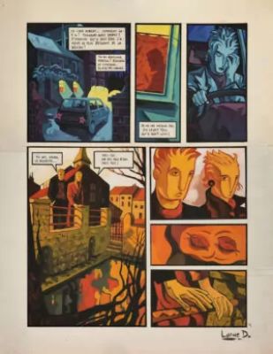 Denis Larue | Aller-Retour | La Galerie de la Bande Dessinée