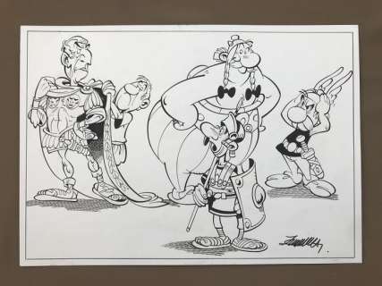 Cirovic   - Dessin original - Astérix, Obélix et César | Catawiki