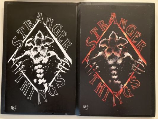 STRANGER THINGS Demogorgon Chris McJunkin 11x17 Original Art + PRINT 2026 SALE! | eBay US (Buy It Now)