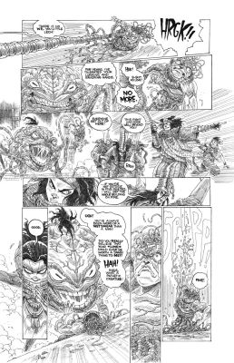 James Stokoe | Orphan and the Five Beasts: Bath of Blood Issue #4, Page 13 | Marley Zarcone / James Stokoe