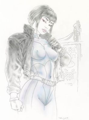 Luis Royo | GHOST IN THE SHELL - MAYOR 1A | Laberinto Gris