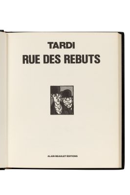 Tardi, Jacques (Né... | TARDI, Jacques (né en 1946) Rue des rebuts, 100. Illustration... | Aguttes