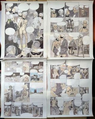 Erich Von Gotha... | Lot 176 - Erich VON GOTHA (né en 1924) Quatre planches originales... | misc / divers