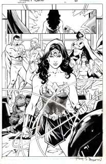 Tony Daniel | WONDER WOMAN 11 SPLASH PAGE | Tony Daniel
