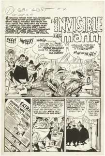 114: Andru Esposito Get Lost 2 7pgs original comic art | Russ Cochran