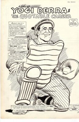 Yogi Berra original Dick Ayers art COMPLETE all 30 pages Baseball Legends Comics | eBay US