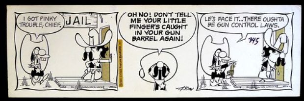 RARE TUMBLEWEEDS ORIGINAL DAILY COMIC STRIP 3/7/80 TOM K. RYAN (1926–2019)
