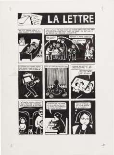 Marjane Satrapi | Persepolis (Original Book Art, page 31) | Sotheby’s