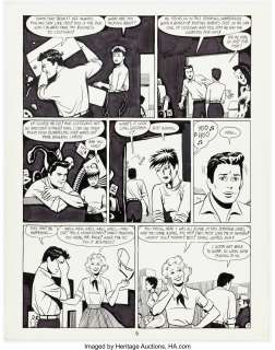 Jaime Hernandez | Love and Rockets #7 Story Page 9 Maggie and Rand Race Original Art (Fantagraphics, 1984).... | Heritage