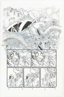 Aaron Conley - Sabretooth Swordsman Story Page 109 Original Art (Dark Horse, 2013)....