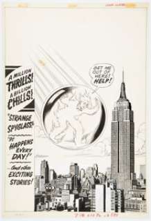 Kurt Schaffenberger | Unknown Worlds #44 Cover Original Art (American Comics Group, 1965-1966).... | Heritage