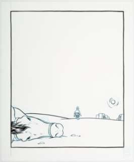 Paul Hornschemeier - Forlorn Funnies Splash Page 8 Original Art (Absence of Ink, 2002)....