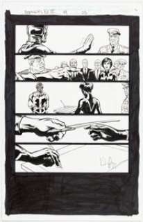 Dwyer, Kieron - Kieron Dwyer and Rick Remender Avengers #49 (464) Story Page 23 Original Art (Marvel, 2002)....