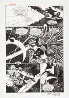 Quesada, Joe - Joe Quesada and Art Nichols The Ray #6 Story Page 4 Original Art (DC, 1992)....