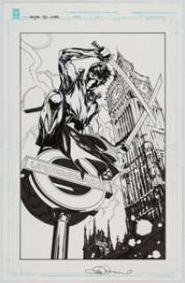Unidentified artist - superhero sketches - Ninjak #1 "London Super Comic Convention" Variant Cover Original Art (Valiant Entertainment, 2015)....