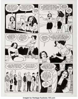 Hernandez, Jaime | Jaime Hernandez Love and Rockets #43 Story Page 2 Maggie and Penny Original Art (Fantagraphics, 1993).... | Heritage
