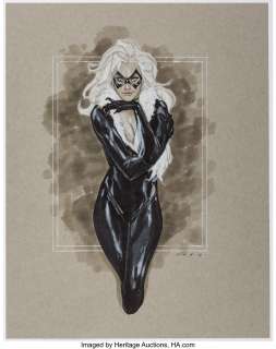 Noto, Phil - Phil Noto - Black Cat Illustration Original Art (undated)....