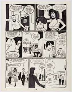 Hernandez, Gilbert | Gilbert Hernandez Love and Rockets #7 Luba Story Page 9 Original Art (Fantagraphics, 1984).... | Heritage