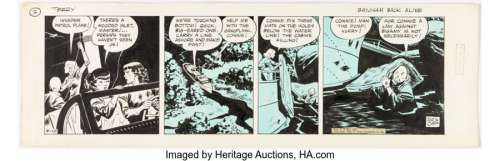 Caniff, Milton | Milton Caniff Terry and the Pirates Daily Comic Strip Original Art, dated 9-10-40 (News Syndicate, 1940). ... | Heritage
