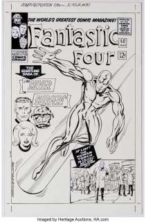 Castrillo, Anthony - Anthony Castrillo Fantastic Four #50 Cover Re-Creation Original Art (2008)....