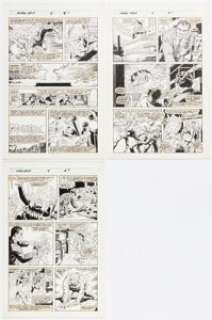 Buckler, Rich | Rich Buckler and Romeo Tanghal Saga of the Original Human Torch #4 Story Pages Original Art Group of 3 (Marvel, 19... (Total: 3 Original Art) | Heritage