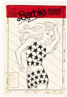 Brigman, June | June Brigman and Roy Richardson Barbie Fashion #6 Cover Original Art (Marvel, 1991).... | Heritage