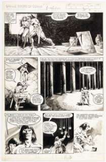 Buscema, John | John Buscema and Danny Bulanadi The Savage Sword of Conan #60 Story Page 9 Original Art (Marvel, 1981). ... | Heritage