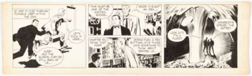 Raymond, Alex | Alex Raymond Rip Kirby Comic Strip Original Art dated 9-14 (King Features, 1955).... | Heritage